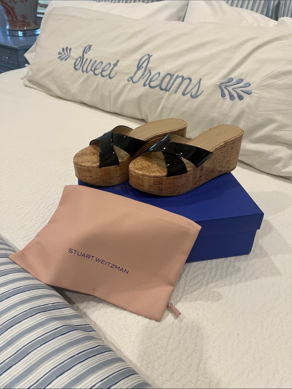 NIB Stuart Weitzman Dayna Wedge Slide